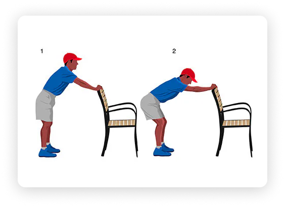 Golf stretching for the back