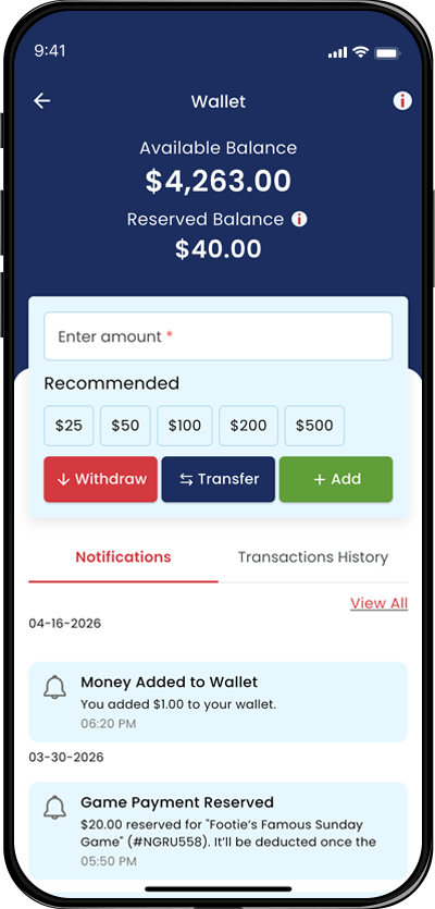 wallet Screen