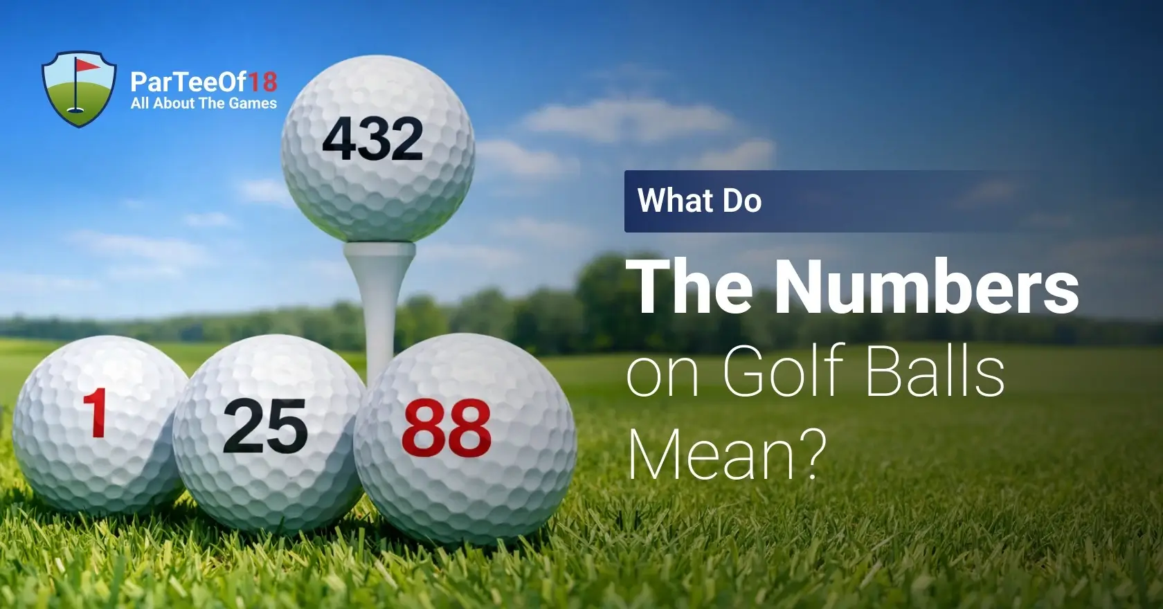 What Does the Number on a Golf Ball Mean?