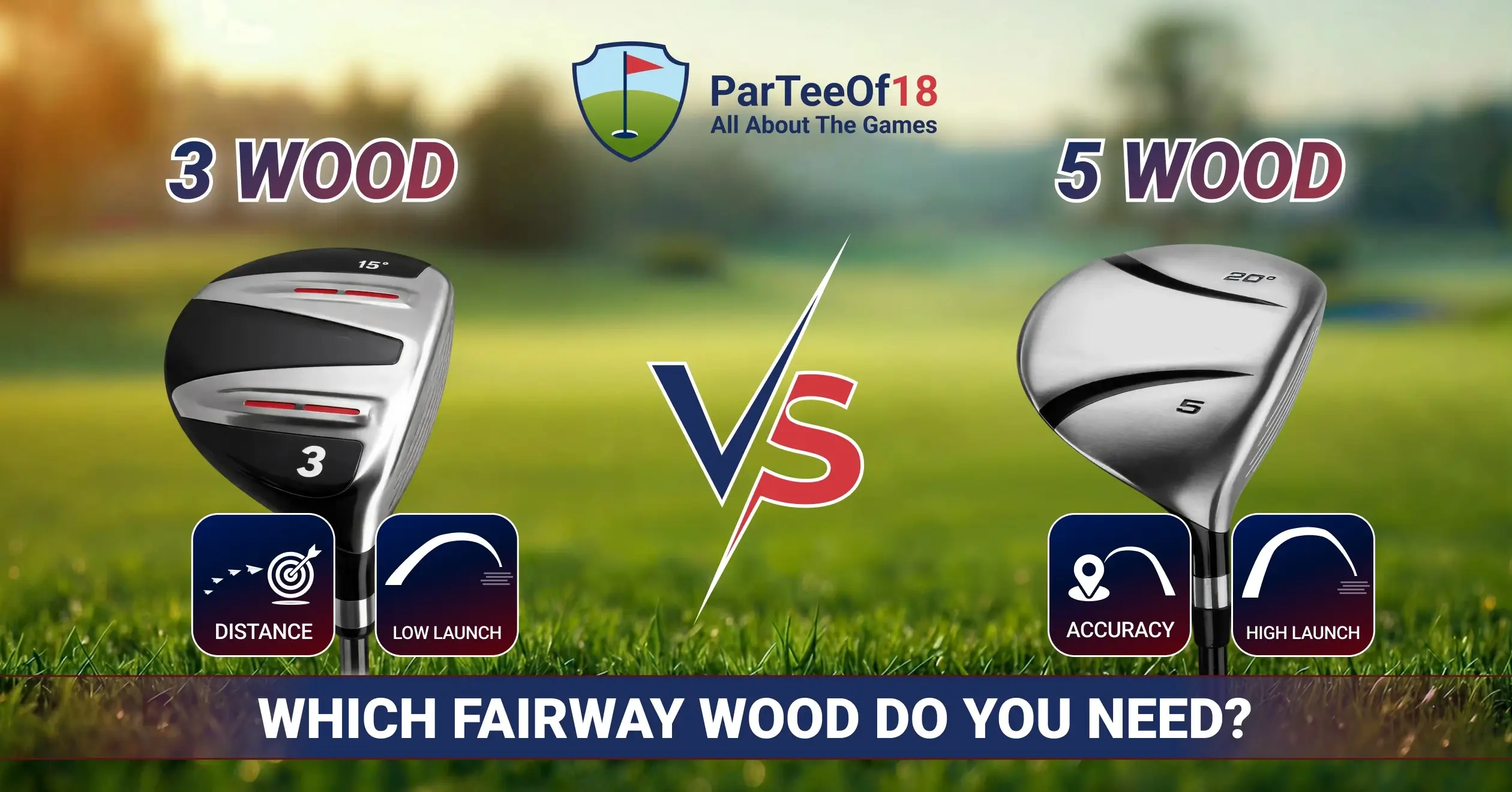 Difference Between 3 Wood vs 5 Wood: Which Should You Use?