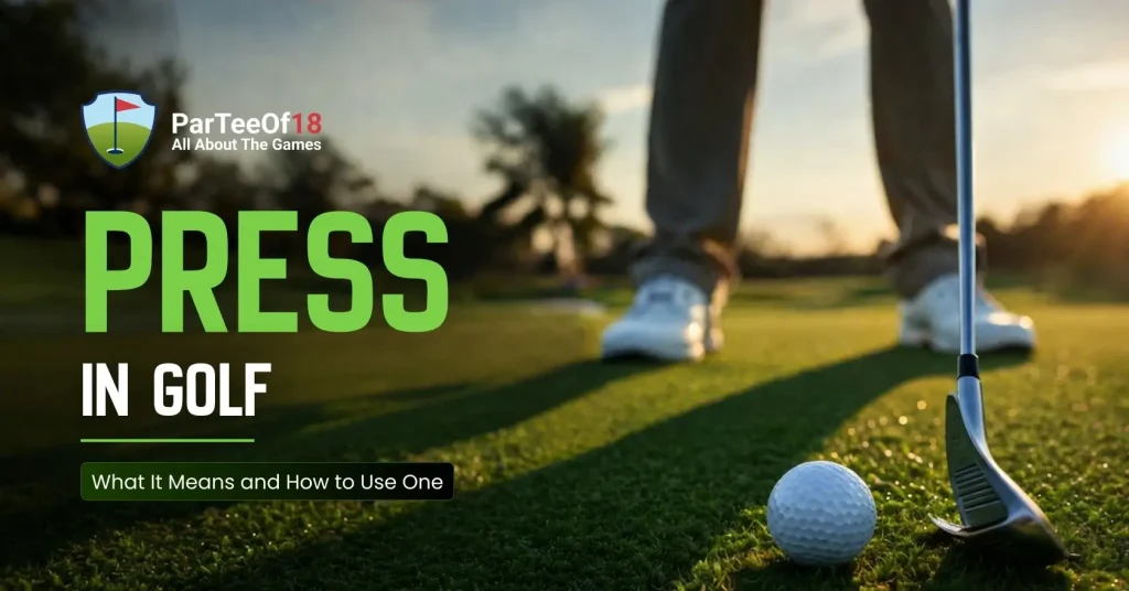 Press in Golf: What This Bet Means & How to Use It