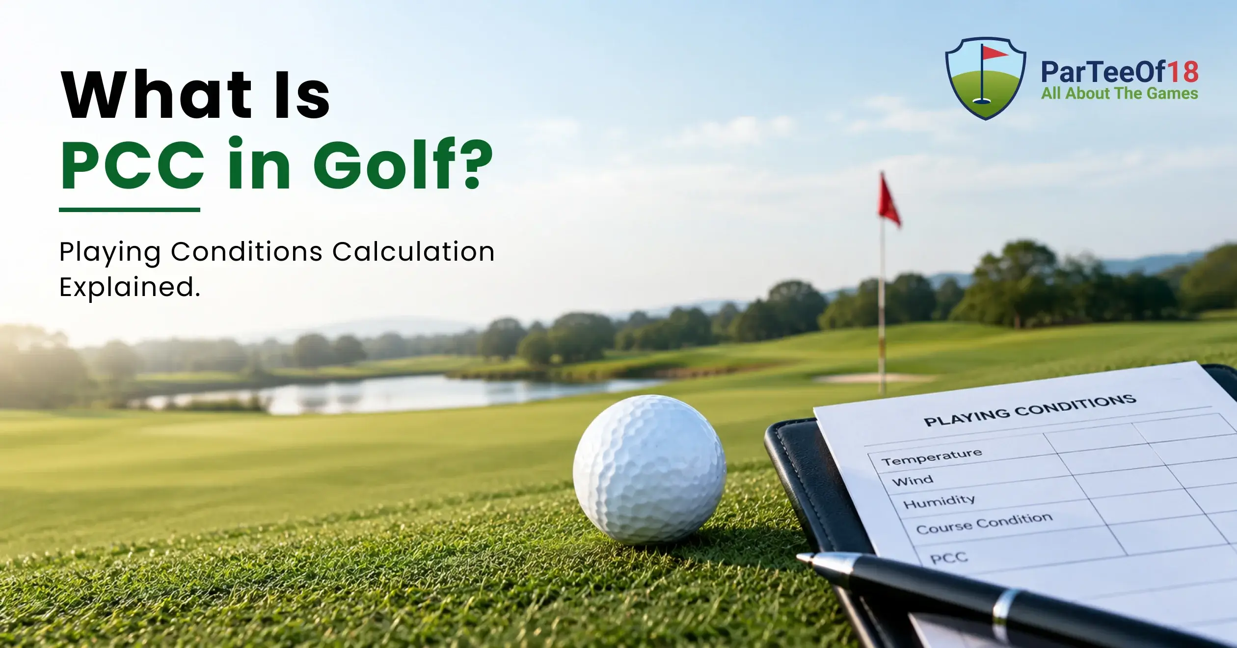 What Is PCC in Golf? Playing Conditions Calculation Explained